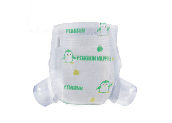 Cintas mágicas no tejidas hidrofílicas de la absorbencia enorme de los pañales del bebé del prematuro