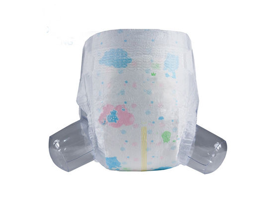 Los pañales suaves azules del bebé del ADL con las cinturas elásticas grabaron en relieve Topsheet