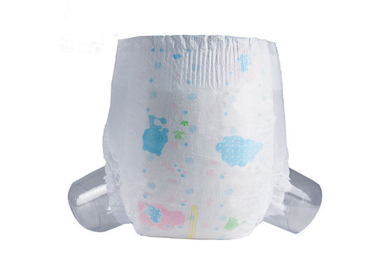 Los pañales suaves azules del bebé del ADL con las cinturas elásticas grabaron en relieve Topsheet