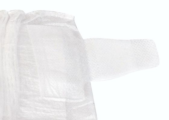 Cintura elástica grande de Spandex del ADL del algodón de Topsheet del pañal suave verde del bebé