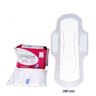 Cojines diarios disponibles puros antimicrobianos blancos del uso de las servilletas sanitarias del algodón