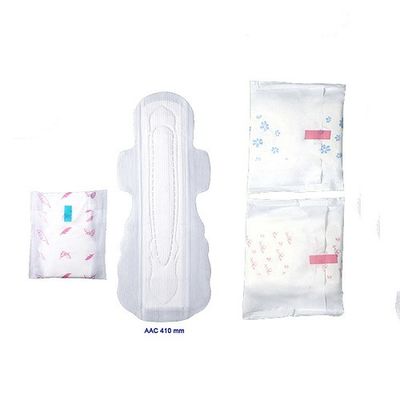 Cojines sanitarios del algodón 280m m puro disponible para la piel sensible