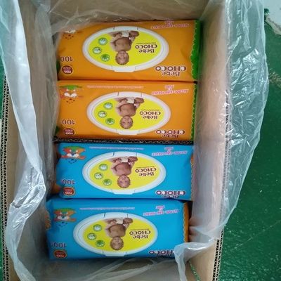 Trapos mojados del bebé blanco del ODM del OEM