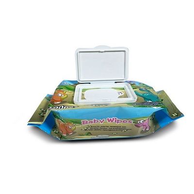 50gsm Spunlace ningunos trapos mojados del bebé de Fluorescer para los bebés recién nacidos