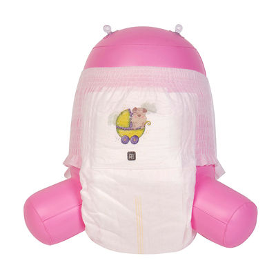 El algodón impreso levanta la protección disponible de Antileak de la talla 4 de los pañales del bebé