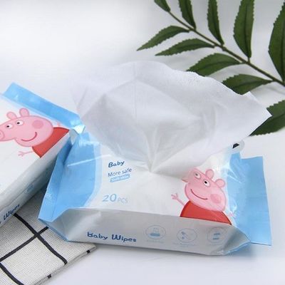 El bebé de bambú amistoso de la piel limpia 120pcs biodegradable Eco amistoso