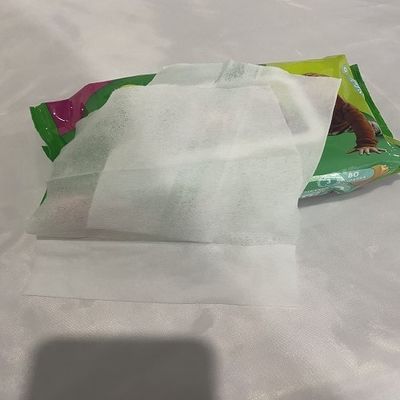 El tejido consolidado termal del bebé de la tela limpia 60gsm la vitamina sin alcohol E