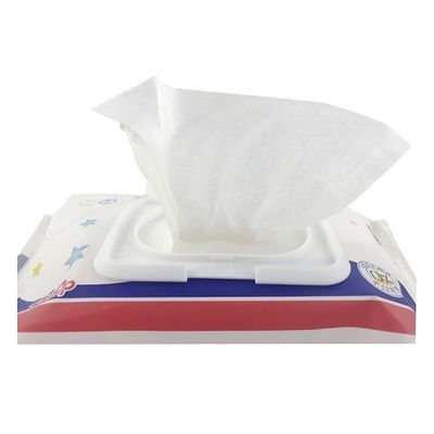 Trapos mojados 100pcs del bebé puro del modelo del llano no tóxicos ningún colorante