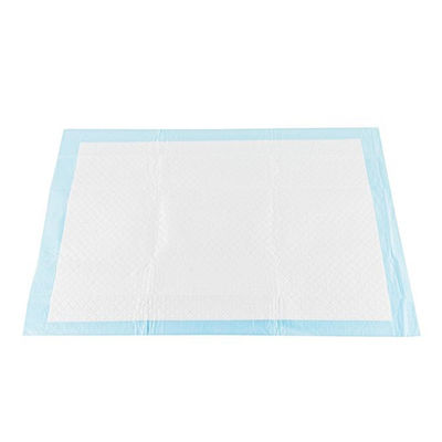 Color azul japonés de Underpads SAP de la cama disponible del PE Backsheet los 60*90cm