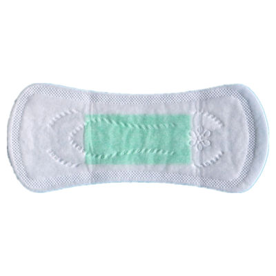 Cojines sanitarios 180m m del algodón del OEM de las bragas del super suave fino disponible del trazador de líneas