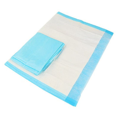 Película hermética respirable de Underpads PE del animal doméstico suave del algodón 600ml del ISO