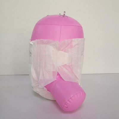 Topsheet no tejido imprimió los pañales infantiles del bebé con la película Backsheet del PE