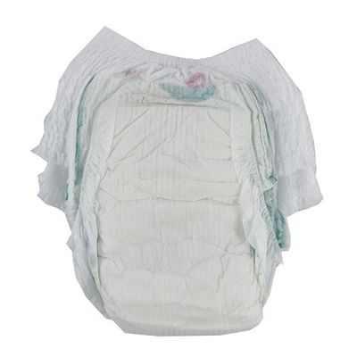 Topsheet no tejido imprimió los pañales infantiles del bebé con la película Backsheet del PE