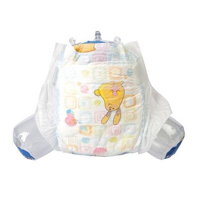 el bebé recién nacido de la prevención del escape 3D grabó los pañales con Topsheet no tejido