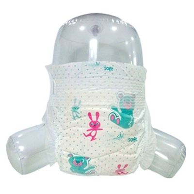 pañal respirable suave del bebé de la prevención del escape 3D con Topsheet no tejido hidrofílico