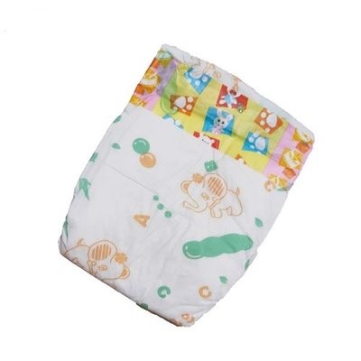 Pañal suave impreso del bebé de Clothlike Backsheet con la cintura elástica de Spandex